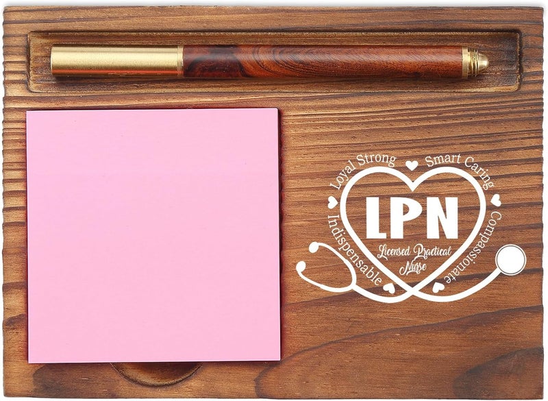 EFFJNSG Licensed Practical Nurse Appreciation Gifts Inspirational Quote Healthcare Worker Medical Student Graduation Nursing Nurse Week Thank You Gift LPN Desk Self Stick Note Pad Holders EDP208 - Image 1